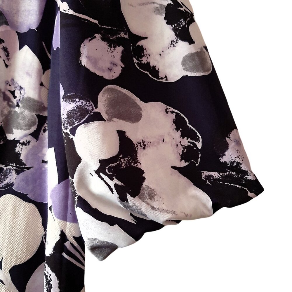 Women Rabbit Rabbit Rabbit Design Floral Dress- Size 14 - Picture 4 of 6